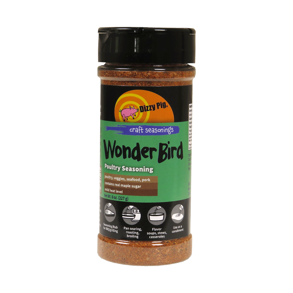 Dizzy Pig BBQ Company, Dizzy Pig Wonder Bird BBQ Rub - 8 oz