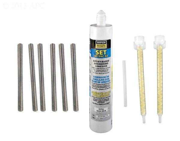 SR Smith, Epoxy Kit W/(6) 1/2 Bolts