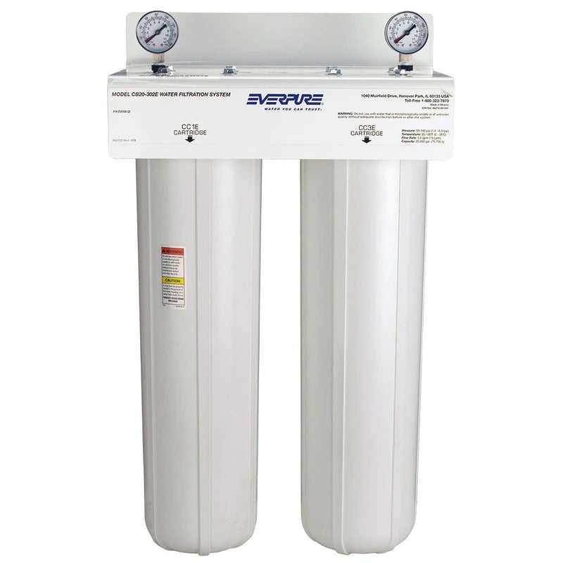 Everpure, Everpure EV9100-32 CB20-302E Dual Chloramines Reduction Filtration System