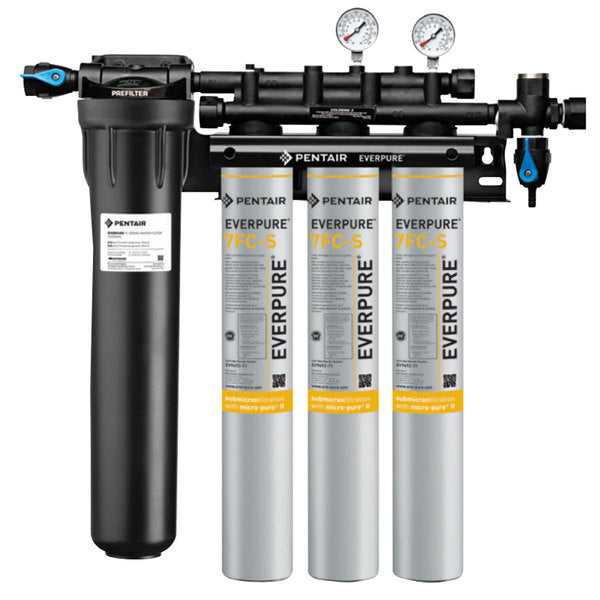 Everpure, Everpure EV9327-73 Insurice PF Triple 7FC-S Filtration System + Pre-Filter (Ice)