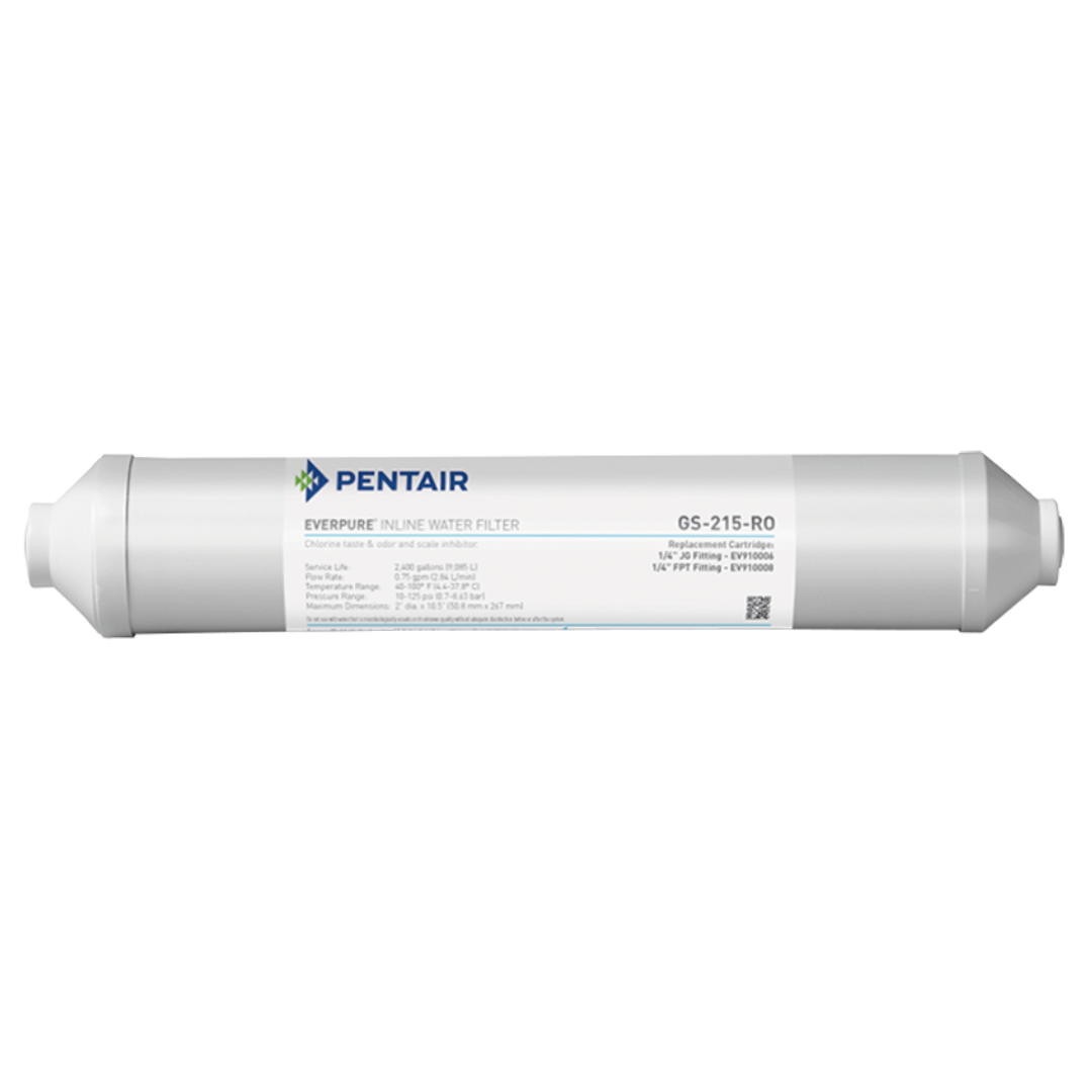 Kemflo, Everpure EV9627-15 GS-215RO-H In-Line Cartridge Post Filter 1 GPM