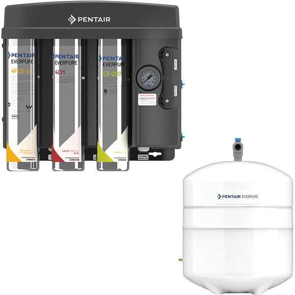 Everpure, Everpure EZ-RO Reverse Osmosis System with Bladder Tank 200-375 GPD (Steam)