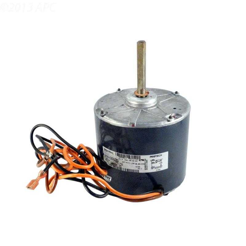 Raypak, Fan Motor, 1 Phase/3 Phase, 240V