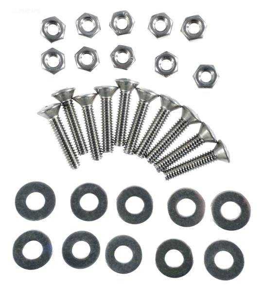 Jacuzzi, Fastener Kit: 10 each nuts, screws, washers