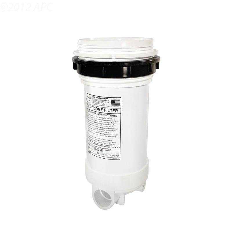 Waterway, Filter Body w/Bypass, 1-1/2"