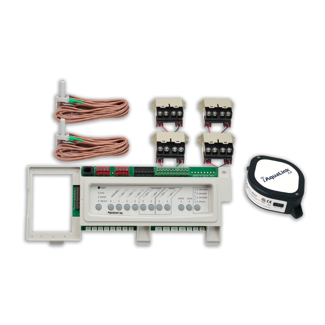 Jandy, Jandy iQ906-PS-PC-SWC AquaLink RS PS6 Pool and Spa Kit with PureLink SubPanel, PLC1400 and iAquaLink