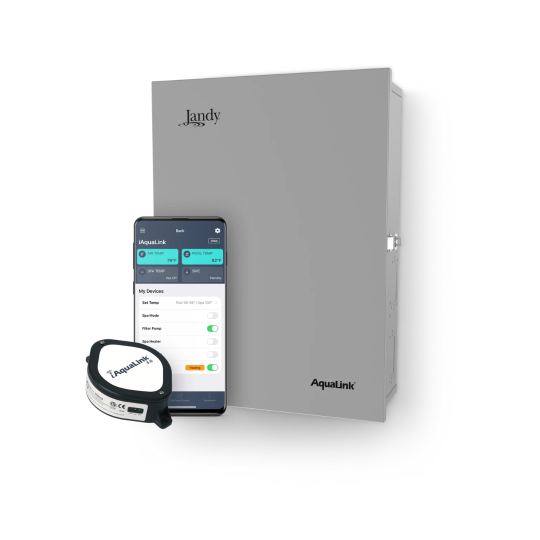 Jandy, Jandy iQ906-PS-PC-SWC AquaLink RS PS6 Pool and Spa Kit with PureLink SubPanel, PLC1400 and iAquaLink