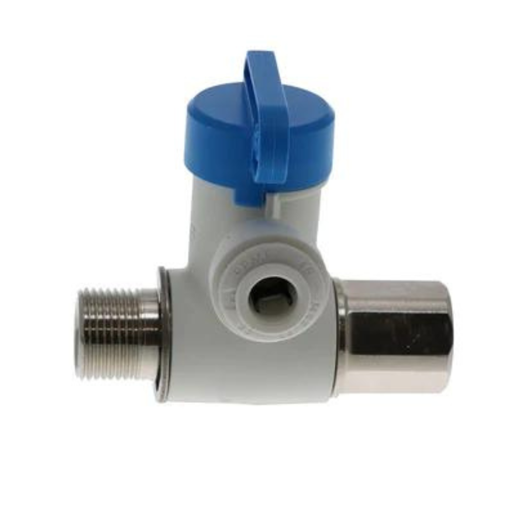 John Guest, John Guest Angle Stop Adaptor Valve 3/8" x 3/8" x 1/4" ASVPP1LF - SINGLE