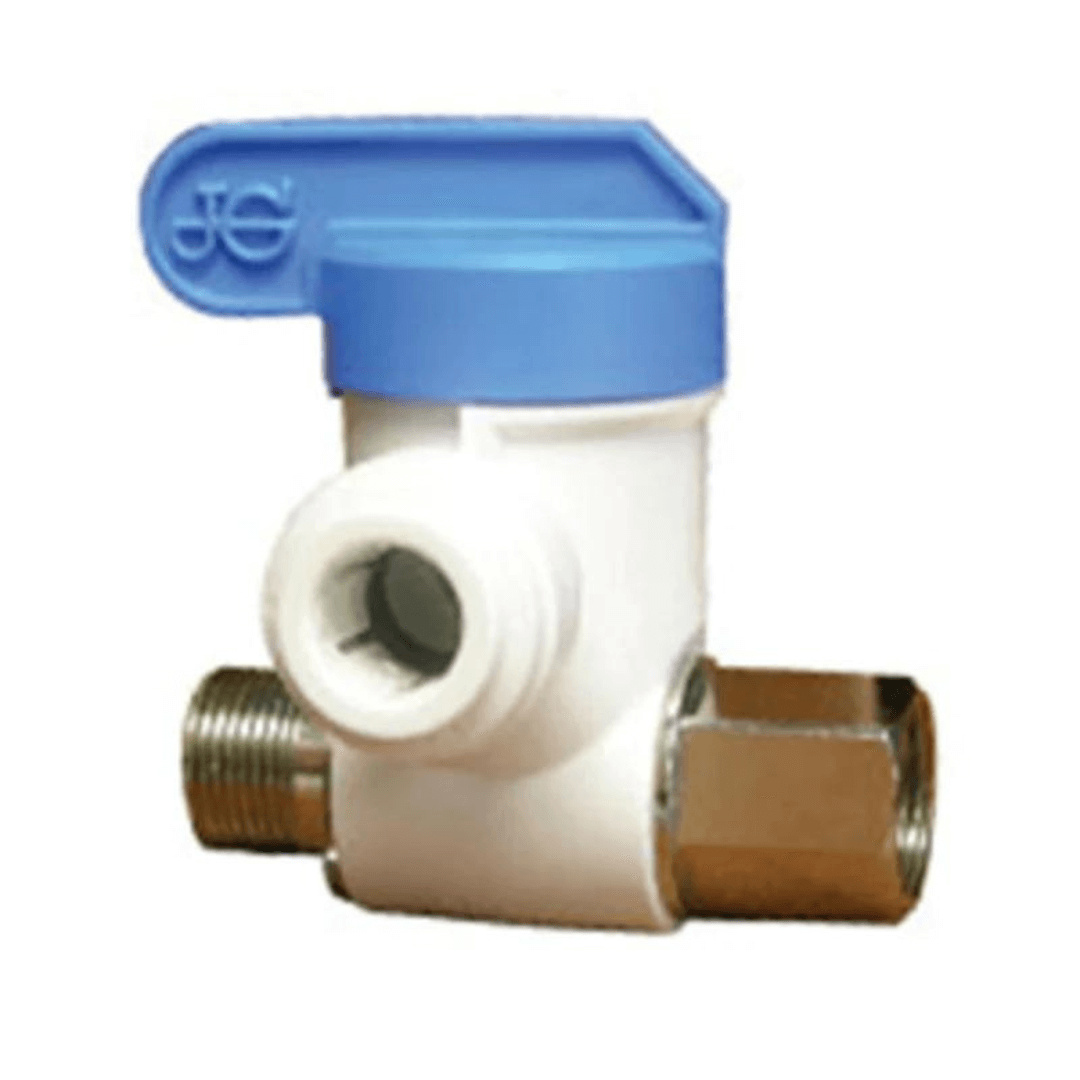 John Guest, John Guest Angle Stop Adaptor Valve 3/8" x 3/8" x 3/8" ASVPP2LF - SINGLE