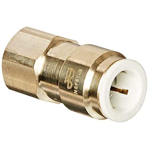 John Guest, John Guest Brass Female Flare Adapter 3/8" Tube x 3/8" Fe Flare - SINGLE