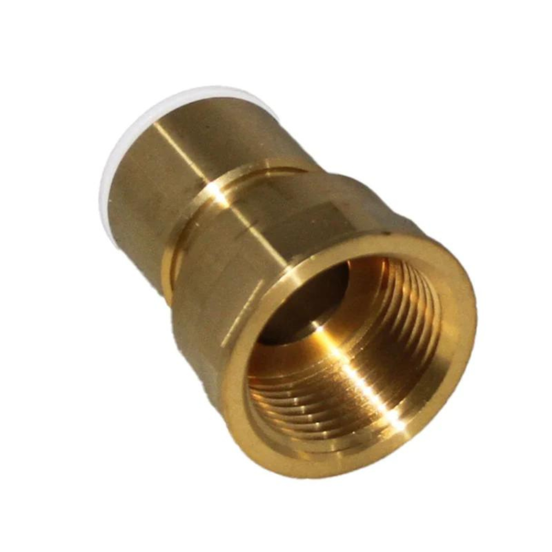 John Guest, John Guest Brass Flare Female Connector 3/8" x 3/8" FFL MI4512F6SLF - SINGLE