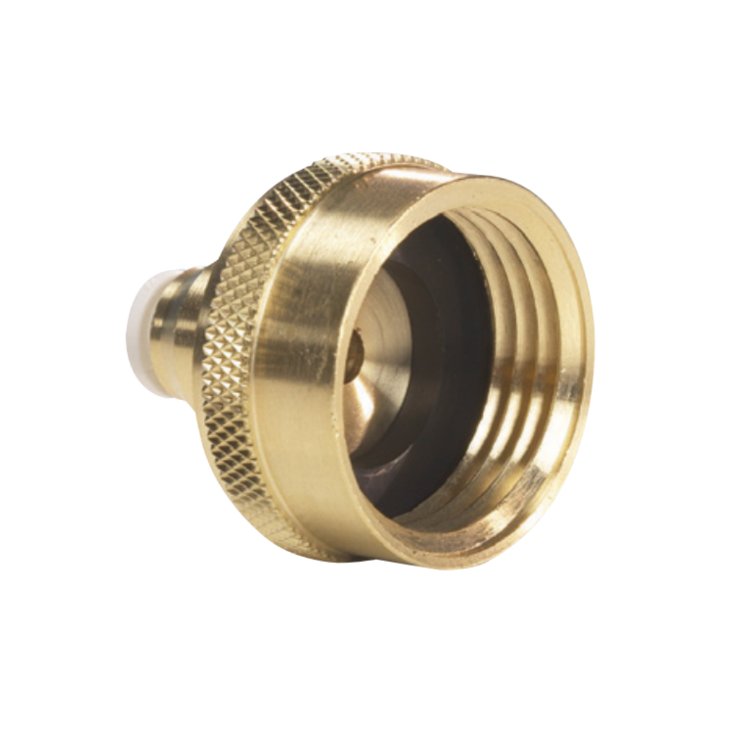 John Guest, John Guest Brass Garden Hose Female Connector 1/4" x 3/4" NC2098LF - SINGLE