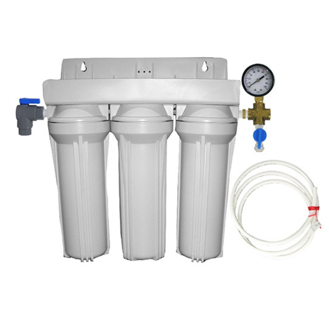 Omnipure, Omnipure TFKL 10" Triple Drinking Water Filtration System (Heavy Metals, Lead, VOCs)