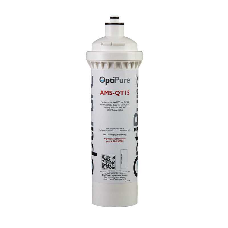 OptiPure, OptiPure 204-52820 AMS-QT15 10" Reverse Osmosis RO Membrane 175 GPD