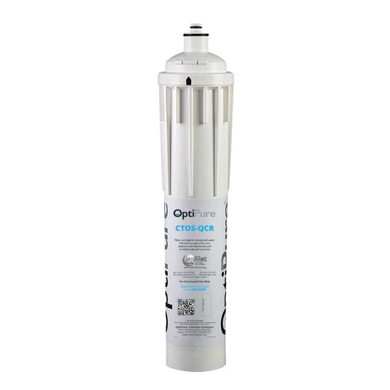 OptiPure, OptiPure 300-05832 CTOS-QCR 15" Scale & Chloramine Reduction Cartridge 0.5 GPM