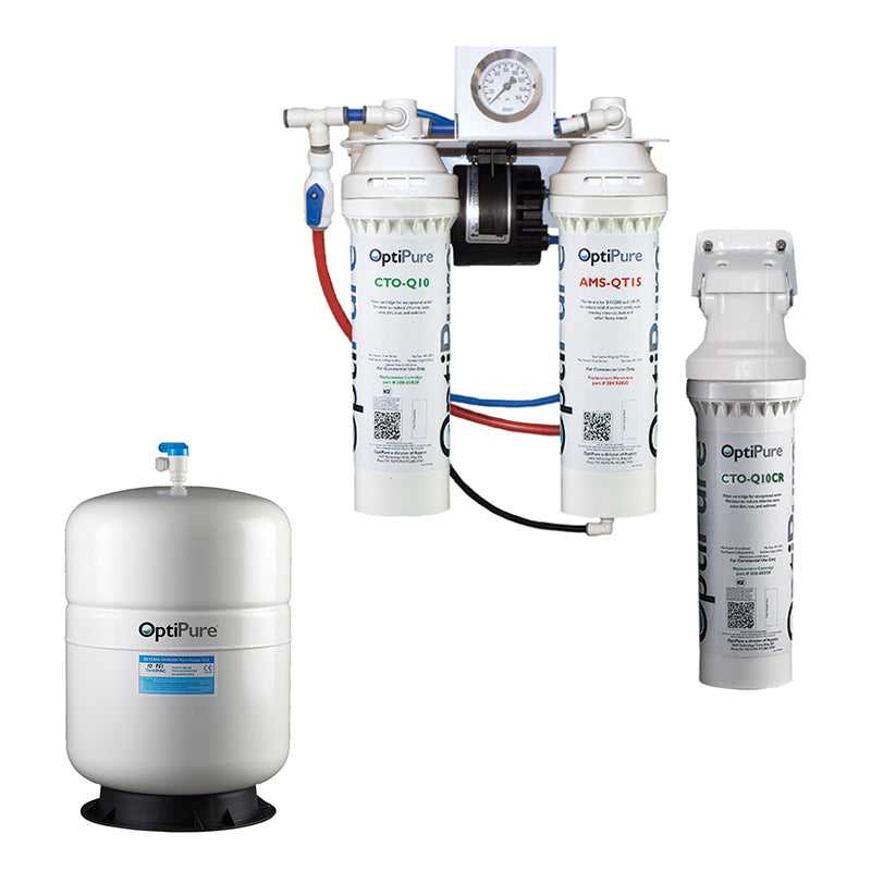 OptiPure, OptiPure OPS175CR Chloramines Reduction Reverse Osmosis RO System (Steam)