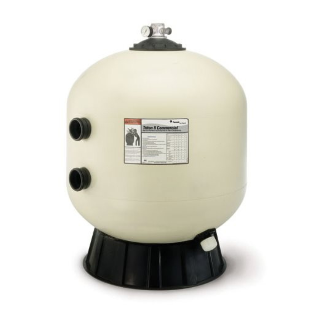 Pentair Pool, Pentair 140315 30" Triton C High Capacity Commercial Side Mount Sand Filter TR100C Almond