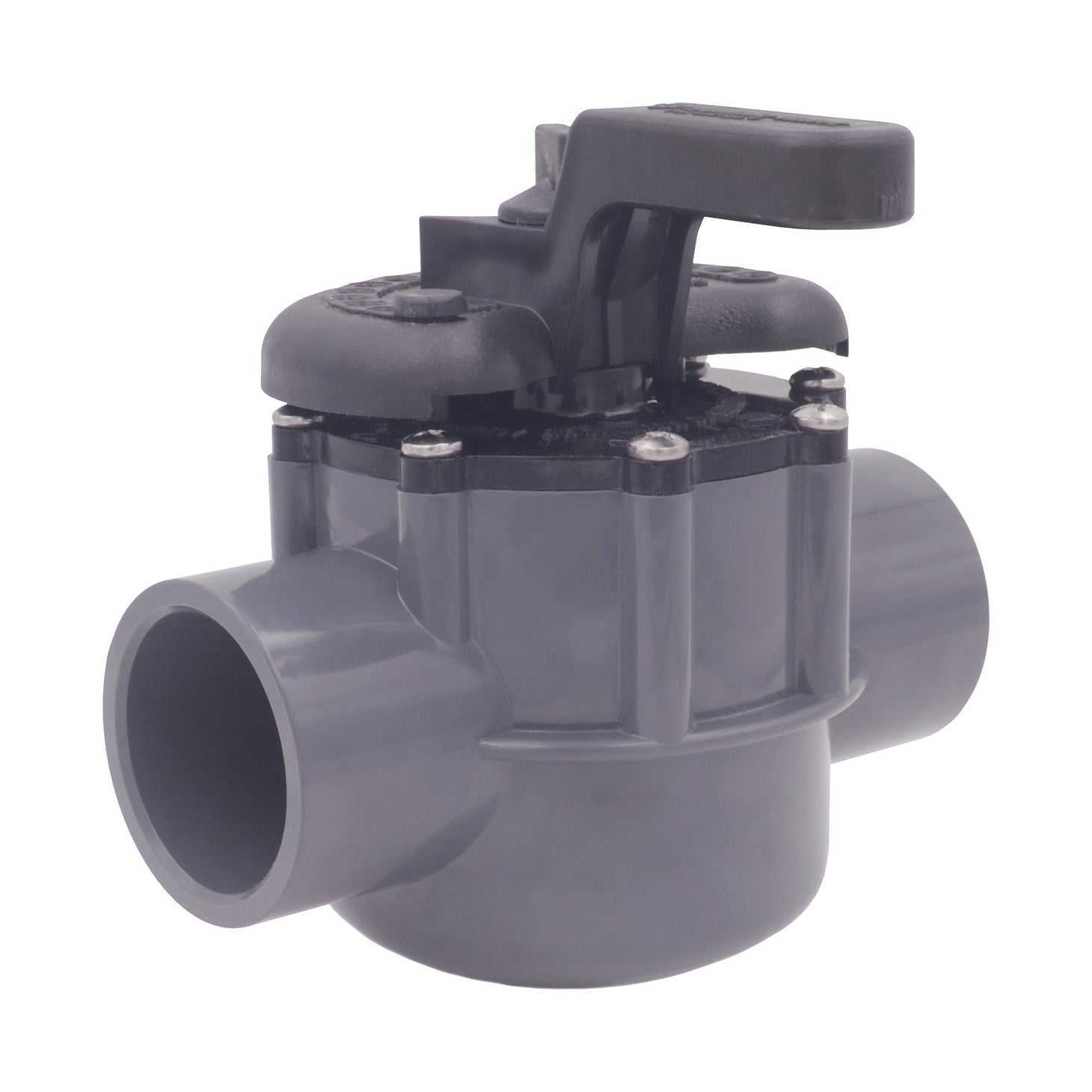 Superior Pool Products, Pentair 2-Port Diverter Valve, PVC, Positive Seal, 1-1/2"-2"