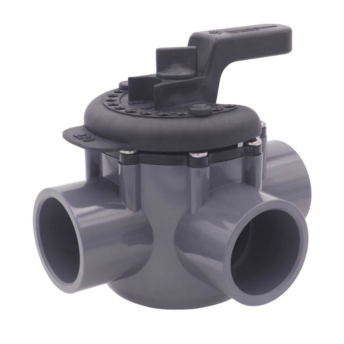 Superior Pool Products, Pentair 3-Port Diverter Valve, PVC, Positive Seal, 1-1/2"-2"