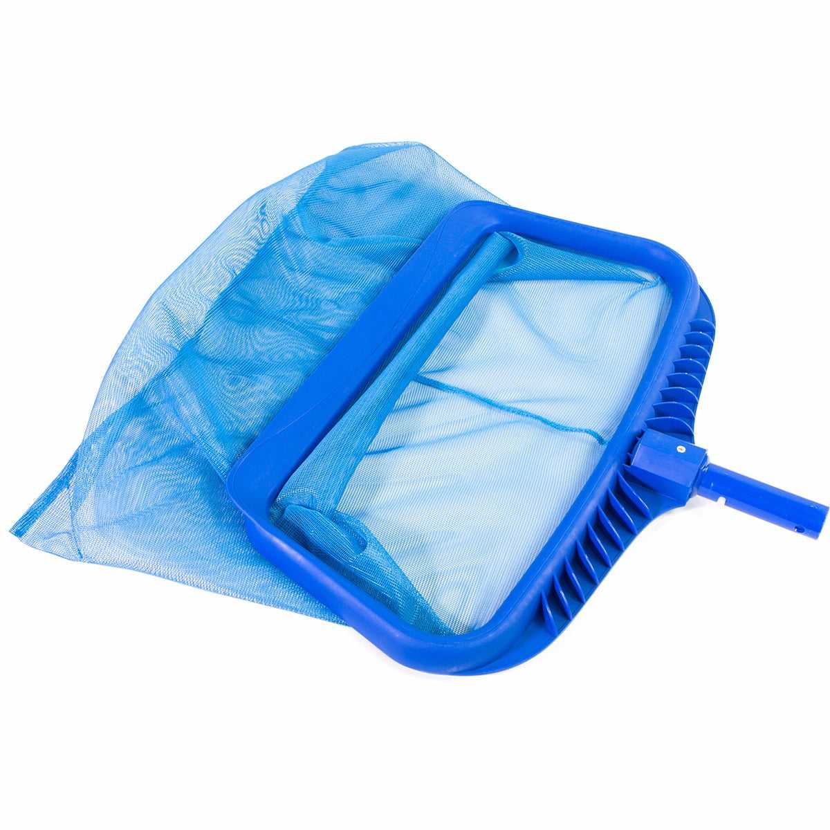 XtremepowerUS, Professional Deep Bag Swimming Pool Skimmer Mesh Net Leaf Rake Tools, Blue