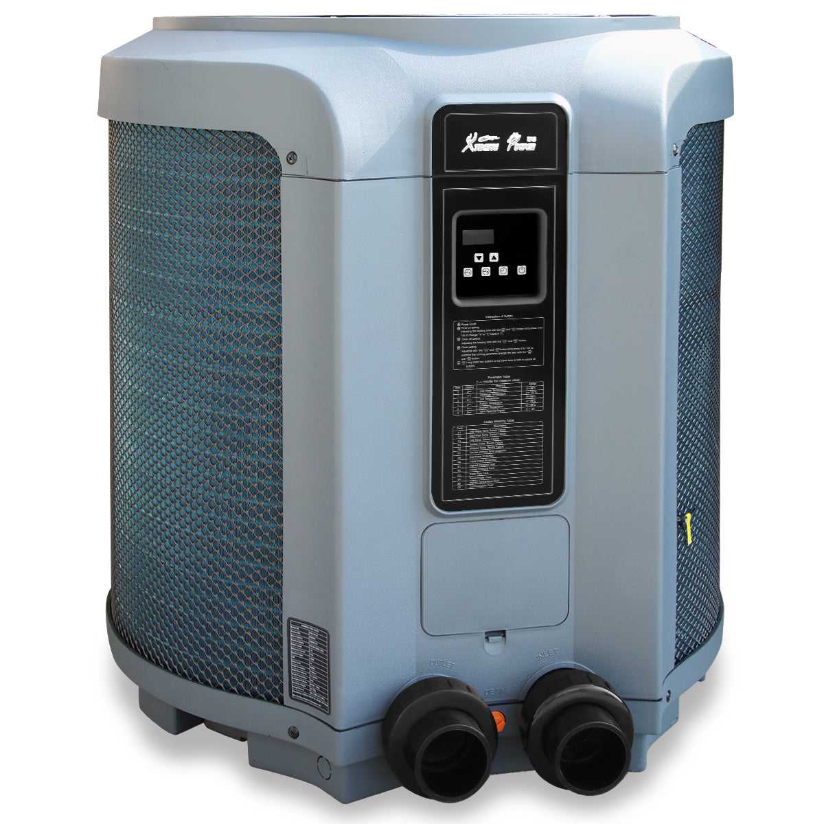 XtremepowerUS, Super Quiet Swimming Pool Heat Pump Pool & Spa Heater 53,000 BTU Digital Display