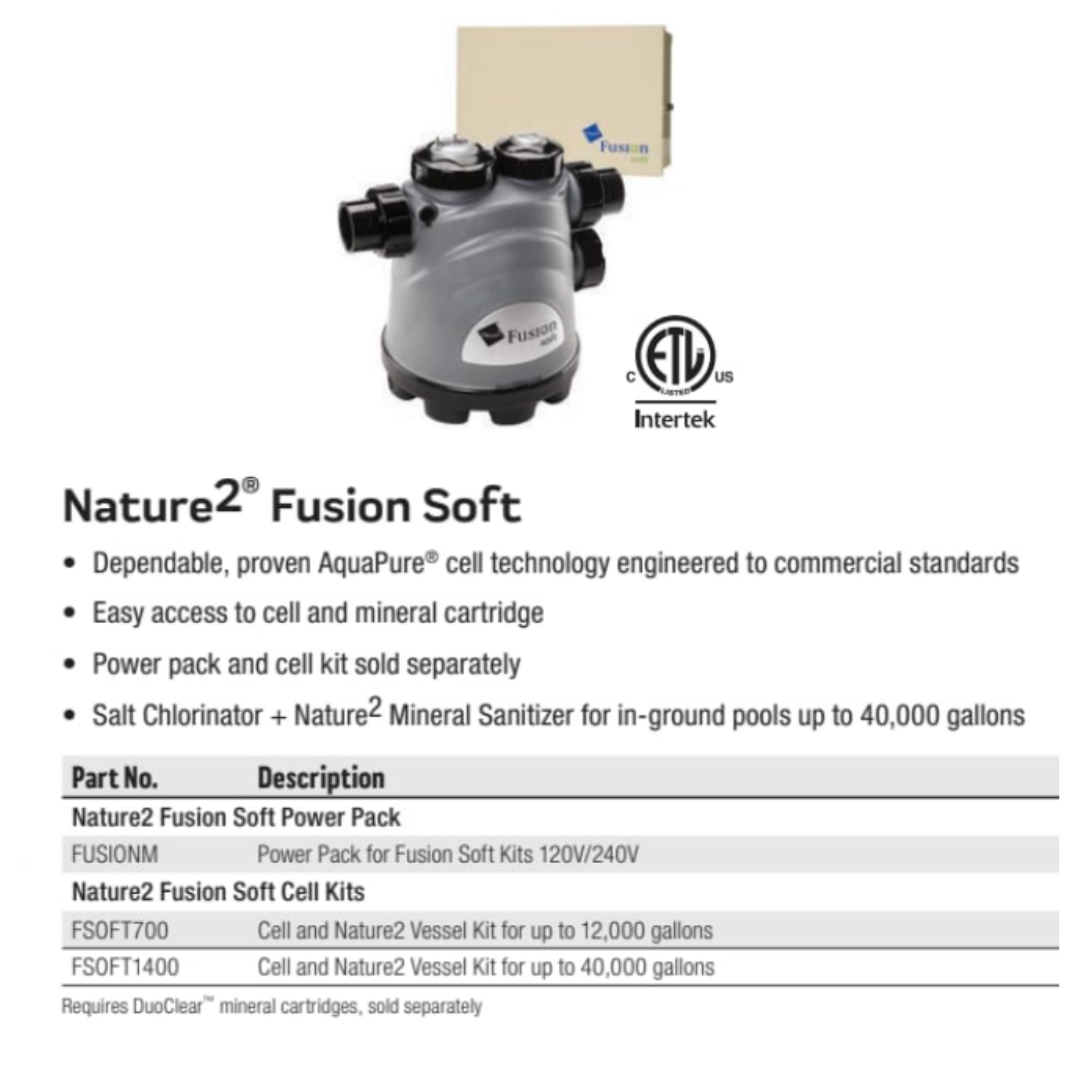 Zodiac, Zodiac Nature2 Fusion 1400 Cell Kit with Mineral Assembly 40K gal, FSOFT1400